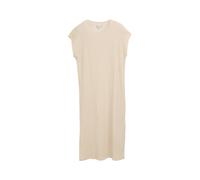 Short Sleeve Crinkled Dress Women's Tom Tailor Beige 40