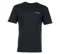 Columbia Csc Basic Logo Short Sleeve T-shirt Silver M Men