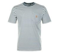 Short Sleeve Ezra Pocket T Shirt Cozy Blue Wax, Large