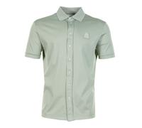 Short Sleeve Full Button Shirt Sage, Large