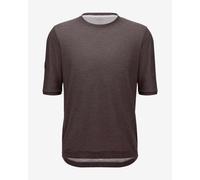 Short sleeve greyish black Santini Stone Polartec Delta jersey - Slim Fit - XS