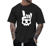 Short Sleeve Halloween Tee Men Pumpkin Printed T-Shirt Vintage Print Streetwear Gym Running Top Horror Clothes Tops Ghost for Holiday Celebration Events Black