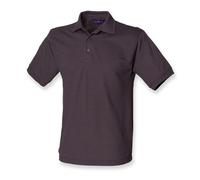 Short Sleeve Heavy Poly/Cotton Pique Polo Shirt Henbury H400