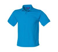 Short Sleeve Heavy Poly/Cotton Pique Polo Shirt Henbury H400