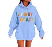 Short Sleeve Hoodies Women Graduation Gifts For Her Hoodie Blanket Xmas Sweatshirts Fleece Top Rain Jacket Knitted Sweater Quick Dry T Shirt Sweaters And Jumpers Fleece Jumper Sky Blue