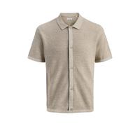 Short Sleeve Knit Shirt Jack & Jones George Beige S