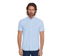 Short Sleeve Lightweight Oxford Shirt raging bull Light Blue L