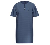 Short Sleeve Nightdress Men Nightwear by Ammann 7558 M-3XL Blue