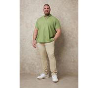 Short Sleeve Oxford Shirt BadRhino Light Green XXL