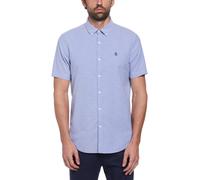 Short Sleeve Oxford Shirt In Amparo Blue