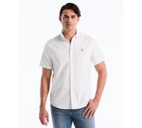 Short Sleeve Oxford Shirt In Bright White