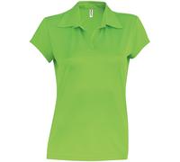 Short Sleeve Performance Polo Shirt Kariban Lime S