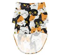 Short Sleeve Pet Clothes for Daily Wear Kawaii-Style Kitten Cute Cat Lover 4XL