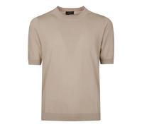 Short Sleeve Plain Jumper - male - Ballantyne - Round-neck Knitwear - Brown - M - Knitwear M