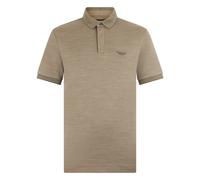BOSS BOSS x ASTON MARTIN polo shirt in wool-cotton piqué - Style C-Prout 242_AM, 50553789 Light Brown S