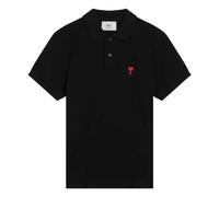 Short Sleeve Polo Shirt - male - Ami Paris - Polo Shirts - Black - M - Tops M