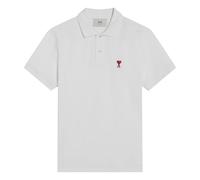 Short Sleeve Polo Shirt - male - Ami Paris - Polo Shirts - White - M - Tops M