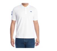 Short Sleeve Polo Shirt with Iconic Embroidery, male, La Martina, Polo Shirts, White, L, Tops L