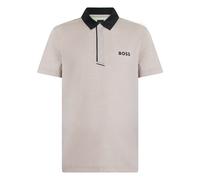 Short-sleeve polo with logo - male - Boss - Polo Shirts - Beige - L - Tops L