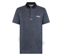 Short sleeve polo with logo - male - Boss - Polo Shirts - Gray - S - Tops S