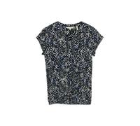Short Sleeve Printed Blouse for Women Tom Tailor Bleu 38