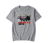 Short sleeve Sakamoto Days Men's Short Sleeve T-shirts Women's Casual Round Neck Short Sleeves Summer Tops (3 M)