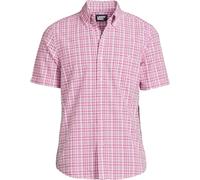 Short Sleeve Seersucker Cotton Shirt lands end Pink S