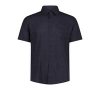 CMP Wicking Check short sleeve shirt navy blue - L