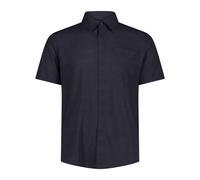 CMP Wicking Check short sleeve shirt navy blue - L