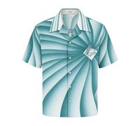 Short Sleeve Shirt - male - Versace - Short Sleeve Shirts - Green - 2XL - Shirts 2XL