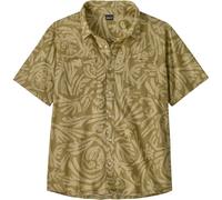 Patagonia - Lightweight, breathable shirt made from hemp and organic cotton - M's Back Step Shirt Earthen Weathered Stone for Men - Size L - Green Green L