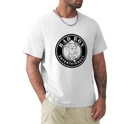 Short Sleeve Sweatshirt Bad Boy Records Hip Hop Puffy Notorious Big Puff Daddy Ma$E Lil Kim NYC Cotton Pullover Shirt Tee White L