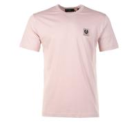 Belstaff Short Sleeved Mens Logo Patch T-Shirt - Dusk Pink - Dusk Pink - XL
