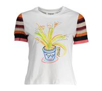 Short Sleeve T-Shirt - female - Desigual - T-Shirts - White - XL - Tops XL