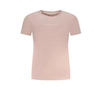 Guess Jeans Gj Cn Slim Logo Print Short Sleeve T-shirt Pink XL Woman