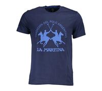 Short Sleeve T-Shirt - male - La Martina - T-Shirts - Blue - XL - Tops XL