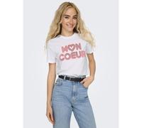Short Sleeve T-Shirt White Heart