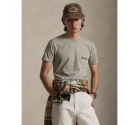 Short Sleeve T-Shirt with Bear Logo grey