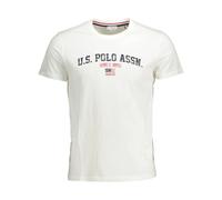 Short Sleeve T-Shirt with Front Print - male - U.S. Polo Assn. - T-Shirts - White - XL - Tops XL
