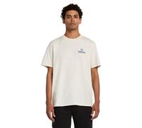 Short Sleeve T-Shirt with Graphic Print On Back White