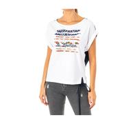Short Sleeve T-Shirt with Original Design - female - La Martina - T-Shirts - White - S - Tops S