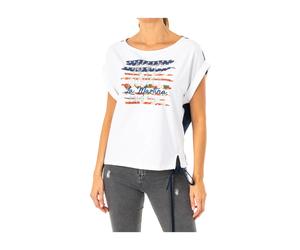 Short Sleeve T-Shirt with Original Design - female - La Martina - T-Shirts - White - S - Tops S