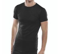 Short Sleeve Thermal Vest Black Xl