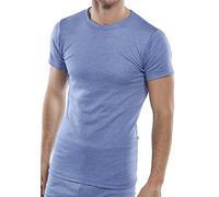 Beeswift Click Original Workwear THVSS Men's Blue Short Sleeved Thermal Vest (2X