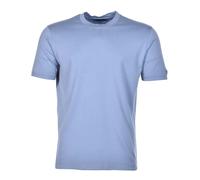 Short Sleeve Tonal Moon Logo T Shirt Blue, Medium