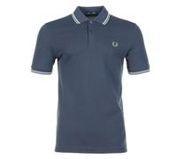 Short Sleeve Twin Tipped Polo Shirt Dark Airforce Bayleaf, Large