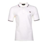 Short Sleeve Twin Tipped Polo Shirt Light Ecru Silver Cinnamon, XXXL