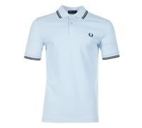 Short Sleeve Twin Tipped Polo Shirt Light Smoke Navy, XXXL