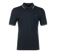 Short Sleeve Twin Tipped Polo Shirt Navy, XXL