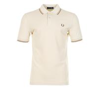 Short Sleeve Twin Tipped Polo Shirt Oat Warmstone Shadestone, Medium
